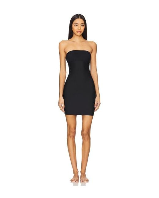 Commando Black Two Faced Tech Control Strapless Slip