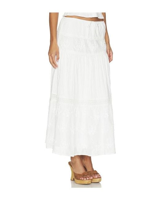 Astr White Gwyn Skirt