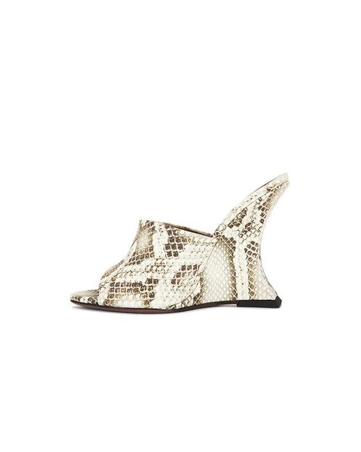 Paris Texas White Nina Mule 105