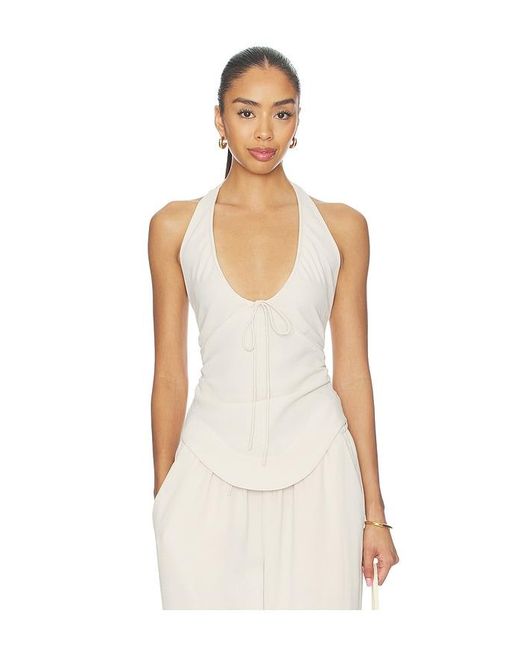 Lovers + Friends White Elina Top