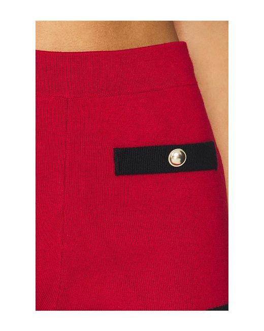 MAJORELLE Red Arnav Shorts