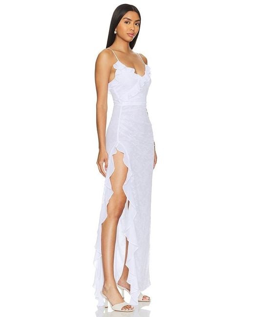 Nbd White Anila Maxi Dress