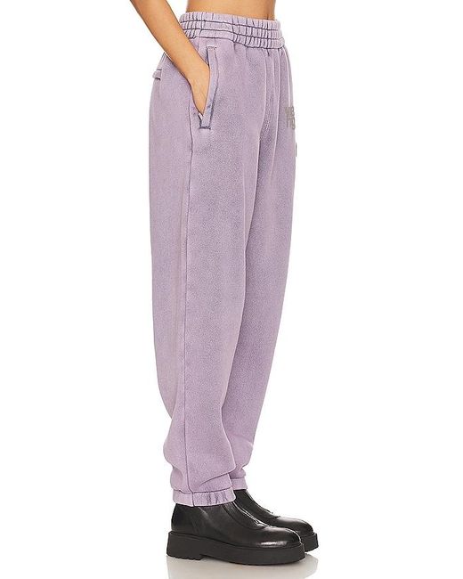 Alexander Wang Purple Essential Classic Sweatpants