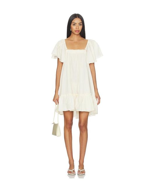 Free People White Imogene Mini Dress
