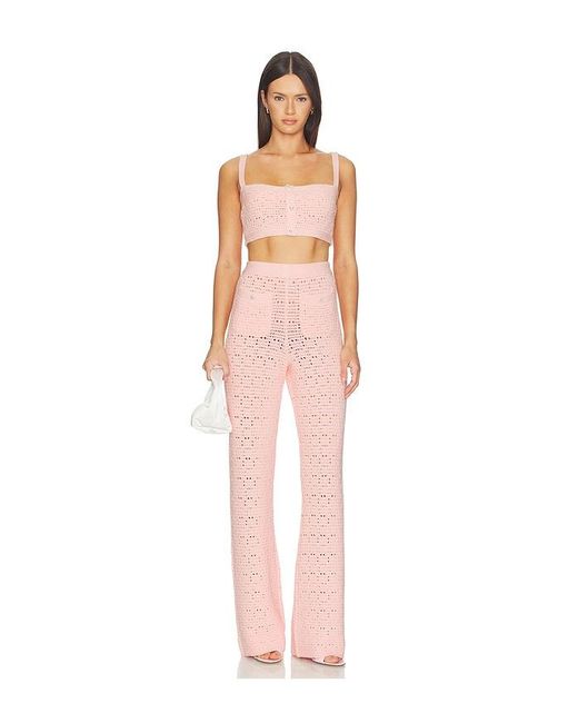 MAJORELLE Pink Emiliana Knit Bralette