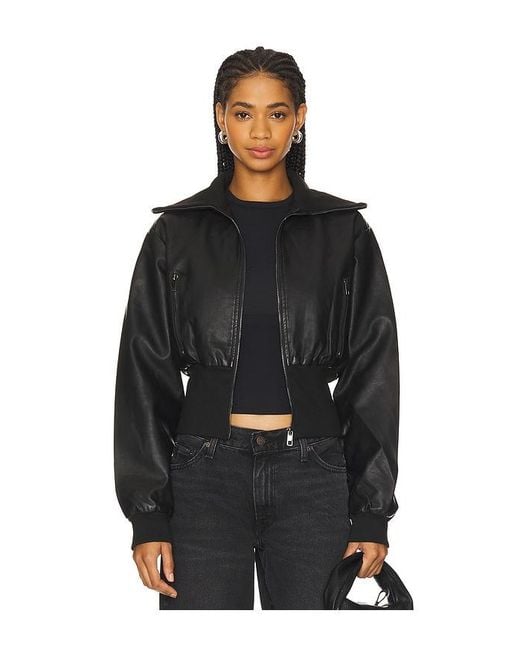 Lioness Black Westwood Crop Jacket