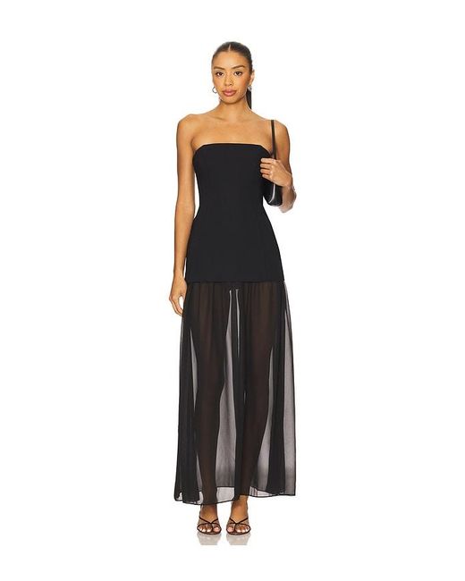 Amanda Uprichard Black X Revolve Linda Dress