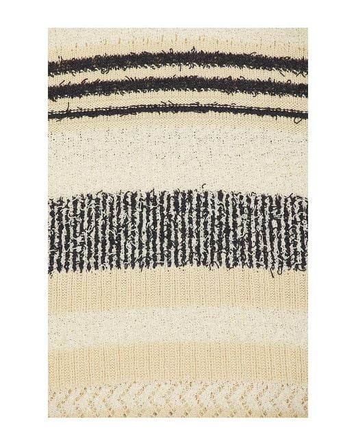 Scotch & Soda Natural Structured Dropped Shoulder Knitted Polo for men