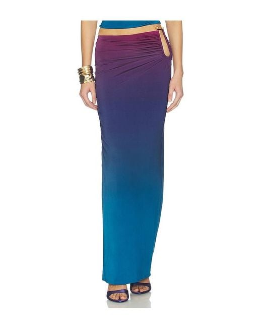 AFRM Blue Aven Skirt