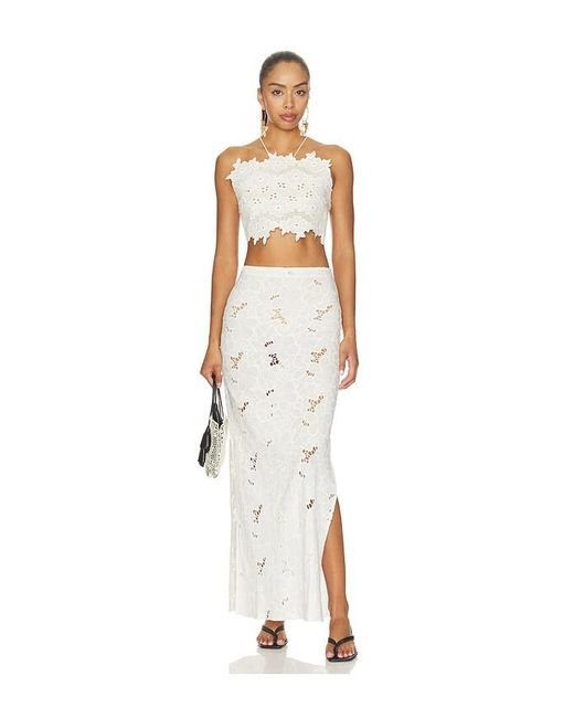 KETTEL ATELIER White Klokkeblomst Top