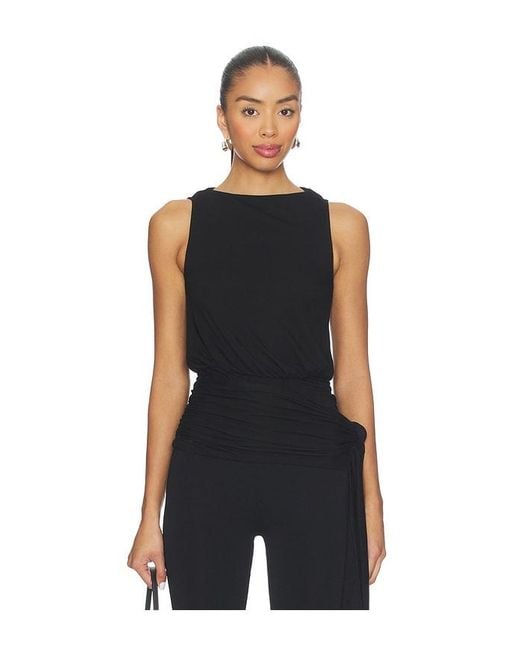 ALL THE WAYS Black Jackalina Top