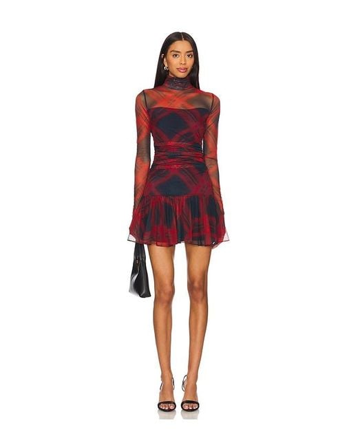 Amanda Uprichard Red Kleid Rumi