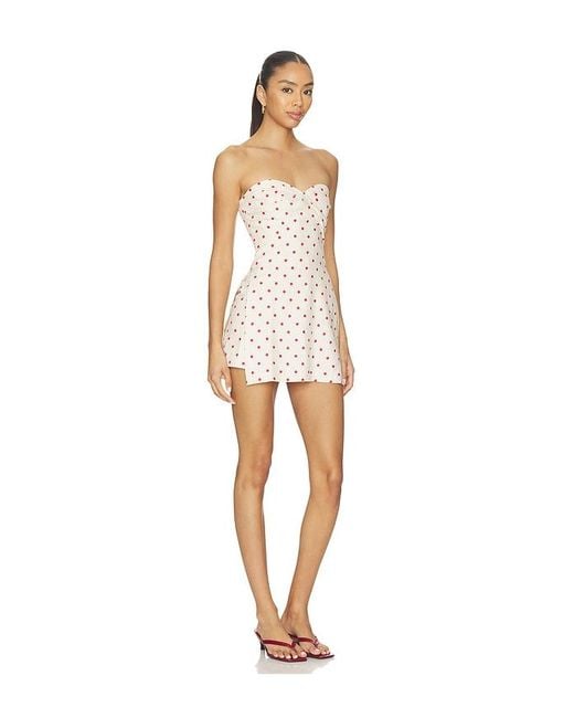 Amanda Uprichard White X Revolve Soho Skort Romper