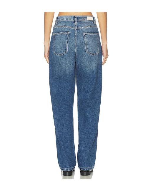 DL1961 Blue Kendell Contoured Tapered Straight Jeans