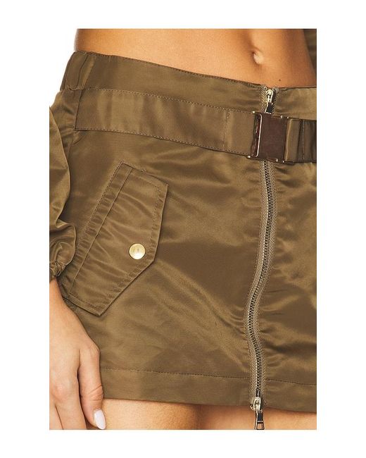 Hudson Black X Brooks Nader Grace Ann Micreaux Mini Skirt