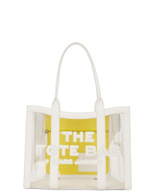 Marc Jacobs White The Clear Medium Tote