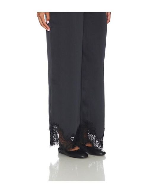 Lovers + Friends Black Marine Pant