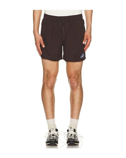 adidas by Song for the Mute Black Running Shorts for men