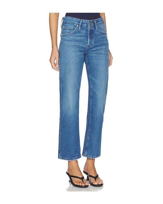 GOOD AMERICAN Blue Good Vintage Ankle Jeans