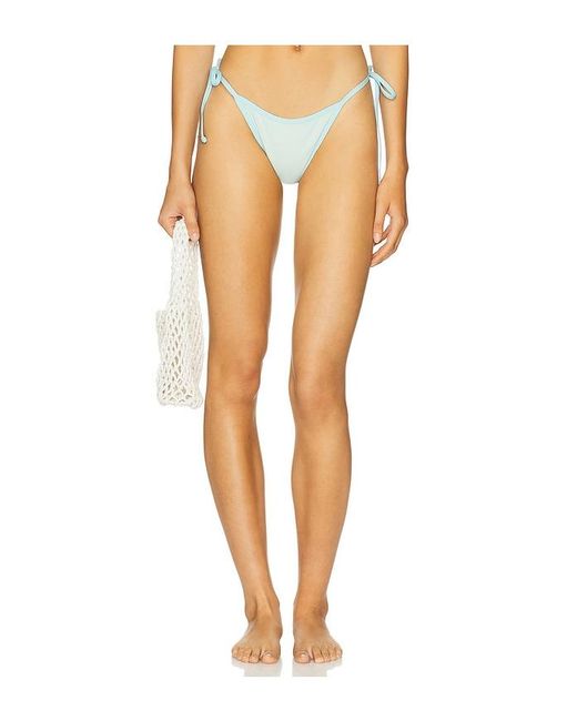 LSPACE White Levy Bikini Bottom