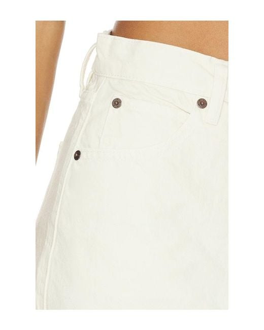 FRAME White The Mini Skirt