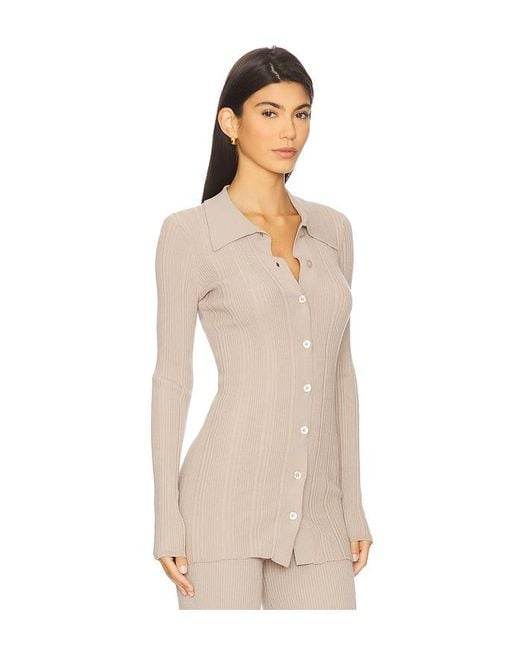 Remain Natural Rib Knit Cardigan