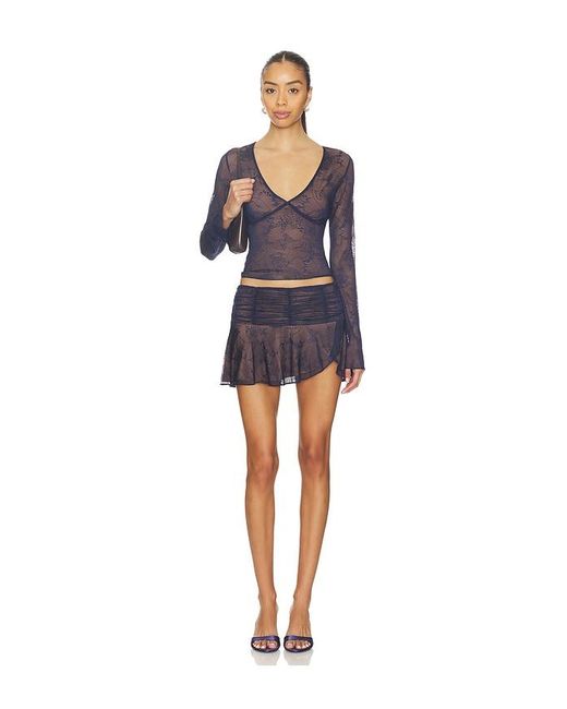 I.AM.GIA Blue Yvette Top