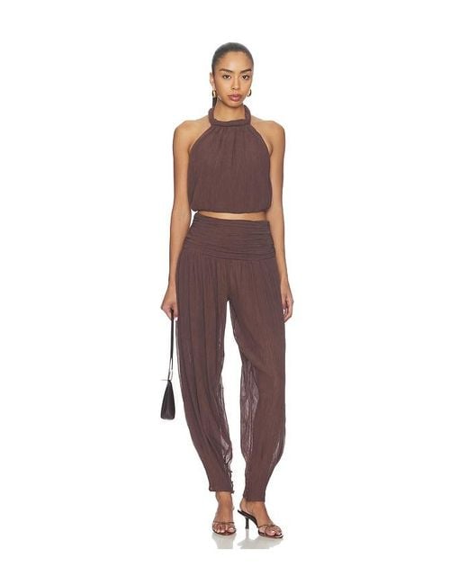 Camila Coelho Purple Mirelle Pant