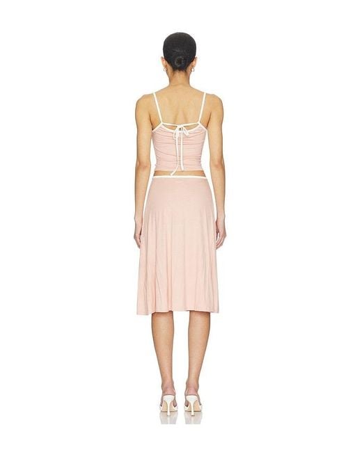 Free People Natural Opal Skirt Set