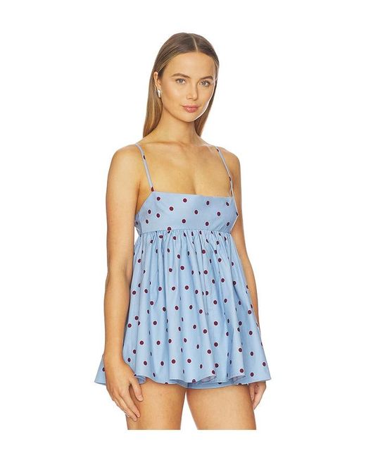 Stone Cold Fox Blue X Revolve Florence Top