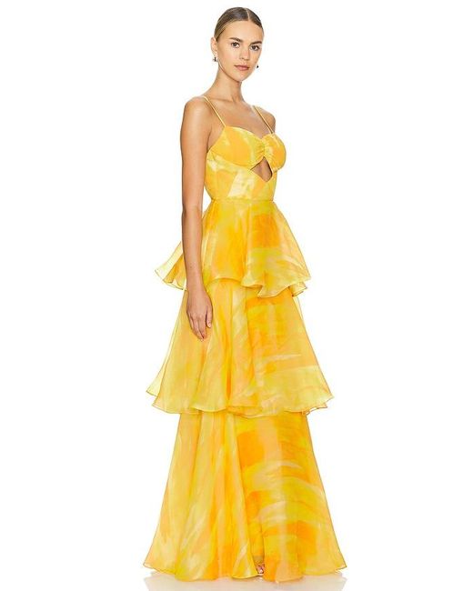 Yaura Yellow Keta Dress