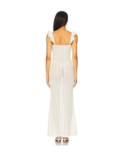 MORE TO COME White Macie Maxi Dress