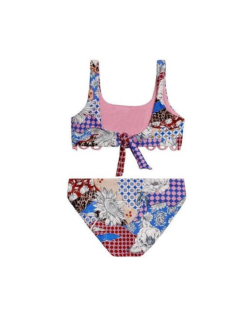 Agua Bendita Multicolor Dolce Quilt Bikini Set