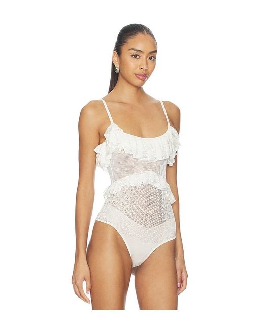 Ulla Johnson Blue Bania Knit Bodysuit