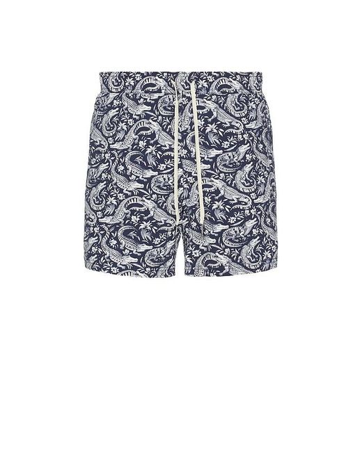 Fair Harbor Black X Lotus The Bungalow Swim Trunk for men