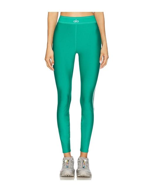 Alo Yoga Green Airlift High-Waist Suit Up Legging
