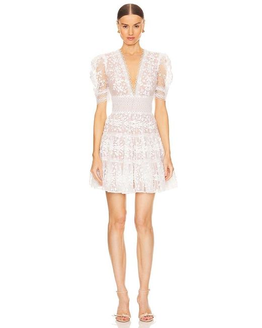 Bronx and Banco White Megan Mini Dress