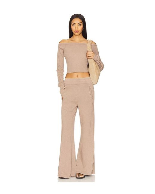 Free People Natural X Fp Movement Go To Long Sleeve Set