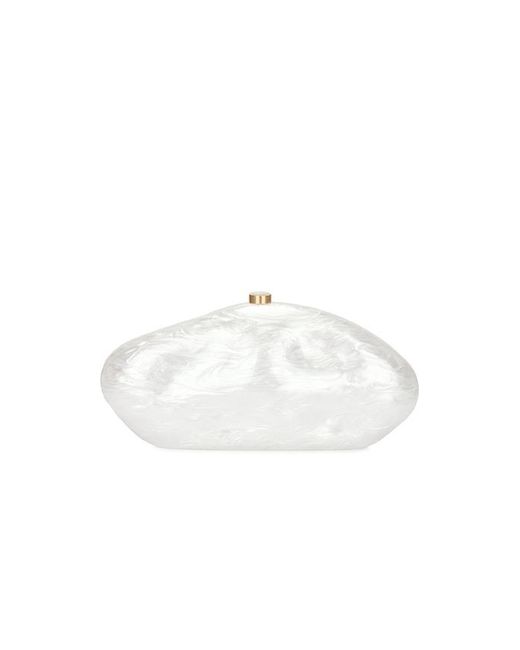 Cult Gaia White The Caldera Clutch