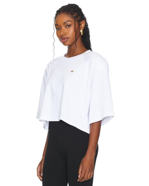 Fiorucci Cropped Padded T-shirt White