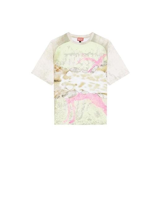 DIESEL Multicolor Clint Tee for men