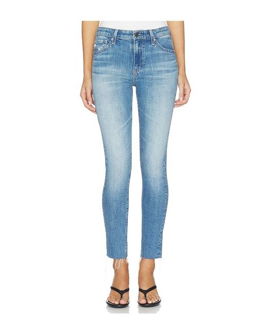 AG Jeans Blue Farrah Ankle Skinny Jeans