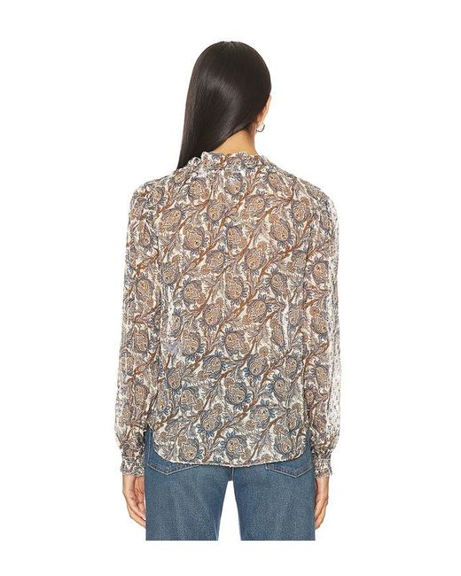 Veronica Beard Blue Hickory Blouse
