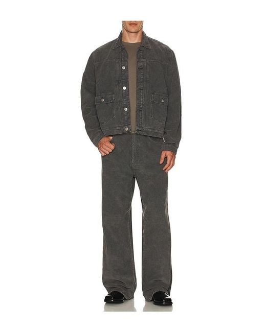 sunflower Gray Type 2 Cord Jacket for men