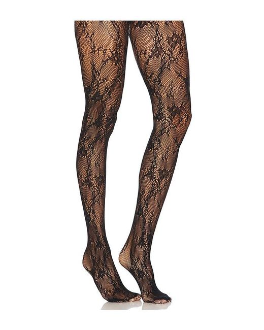superdown Black Marisol Lace Tights