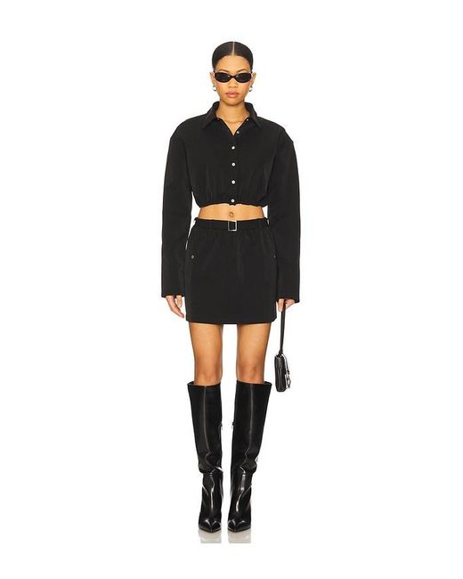 Lovers + Friends Black Cameron Utility Top
