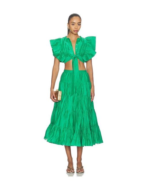 Alexis Green Ondine Skirt