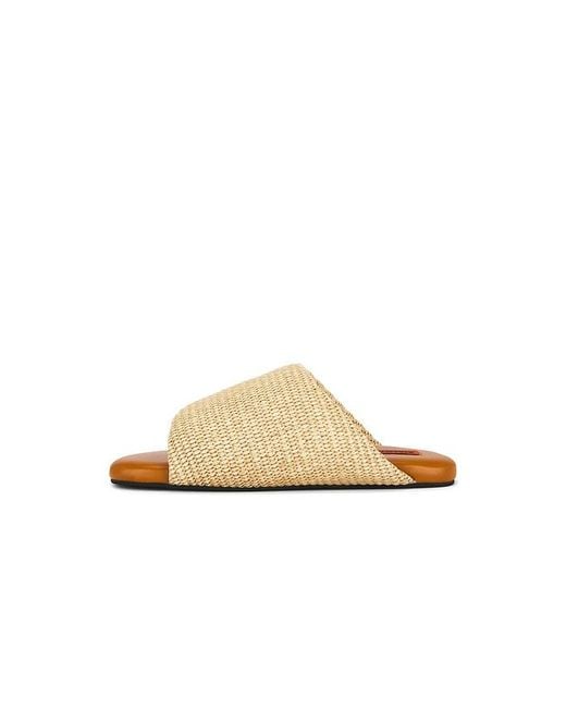 Simon Miller White Raffia Bubble Slide