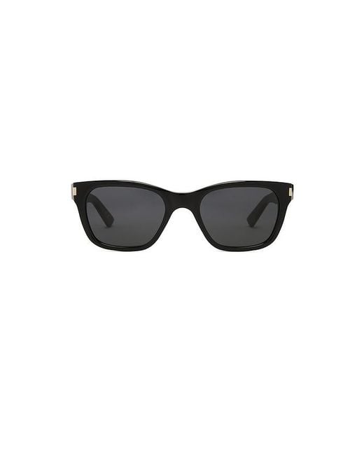 Saint Laurent Black Rectangular Sunglasses for men