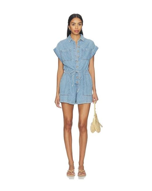 PAIGE Blue Maliah Romper